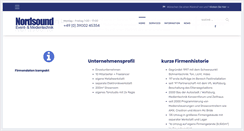 Desktop Screenshot of nordsound.de